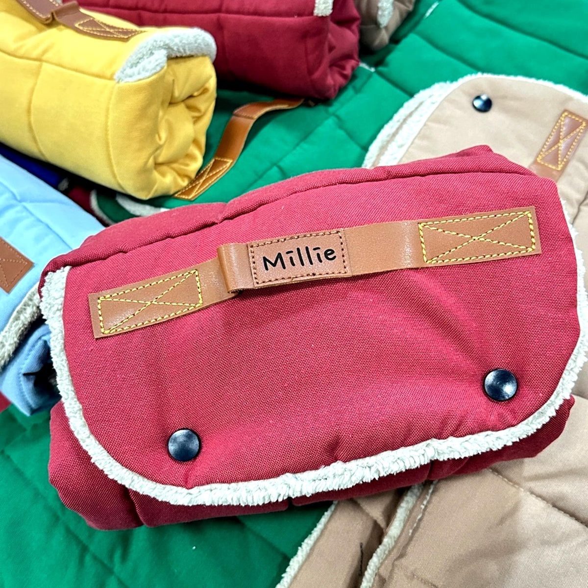 Traveling Pup's Cozy Roll-Up Mat: For When Your Dog's Adventure Is So Epic, It Can't Get Muddy!